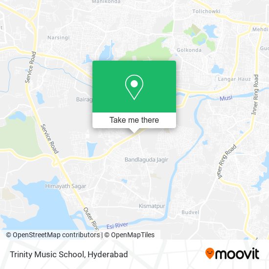 Trinity Music School map
