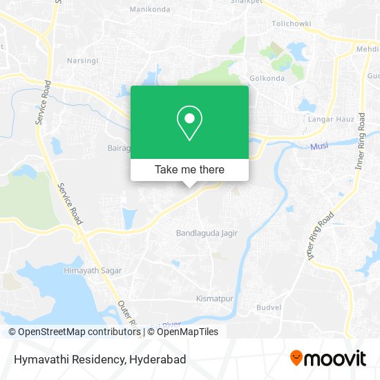 Hymavathi Residency map