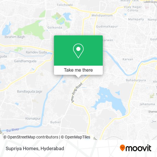 Supriya Homes map