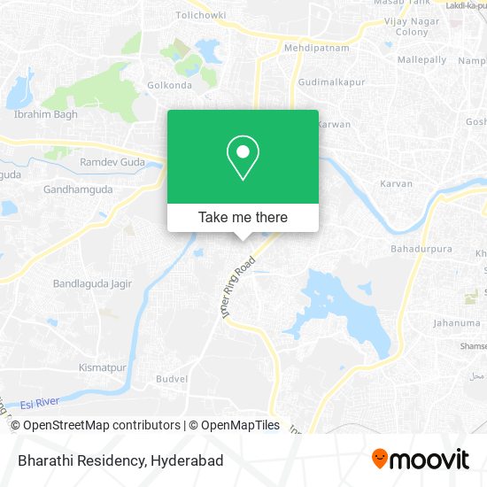 Bharathi Residency map