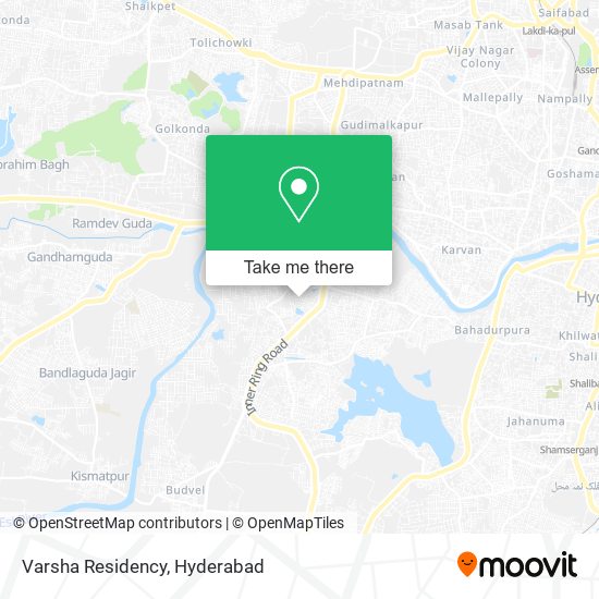 Varsha Residency map