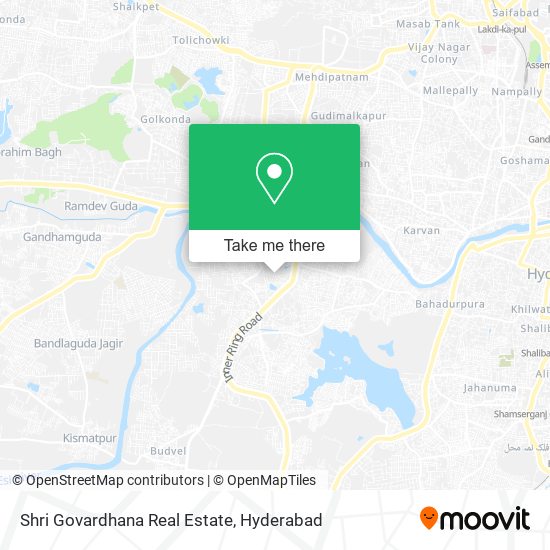 Shri Govardhana Real Estate map