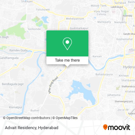 Advait Residency map