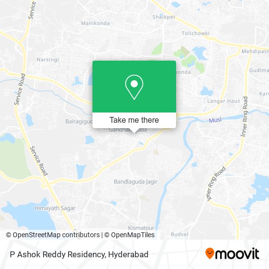 P Ashok Reddy Residency map