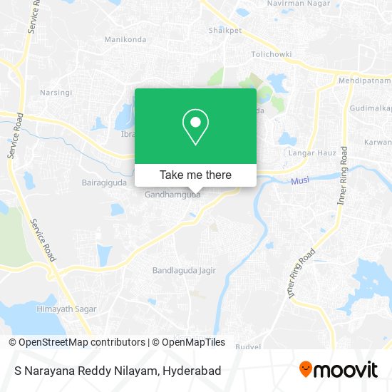 S Narayana Reddy Nilayam map