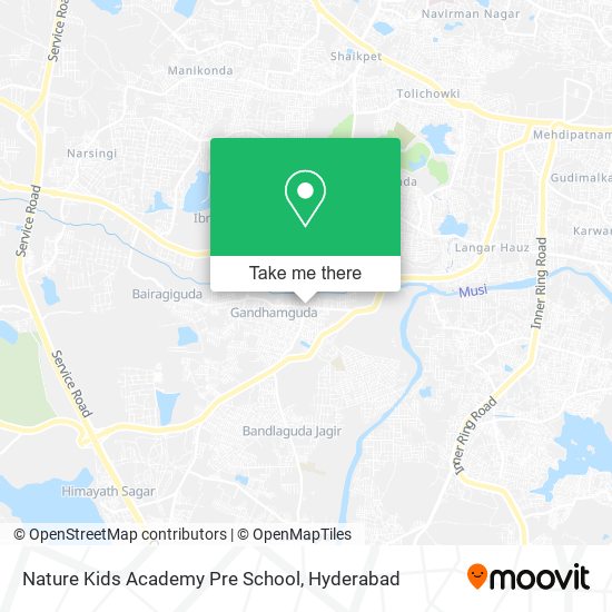 Nature Kids Academy Pre School map