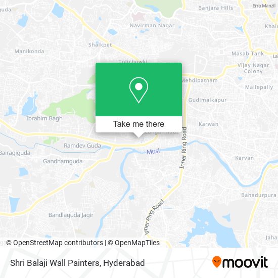 Shri Balaji Wall Painters map