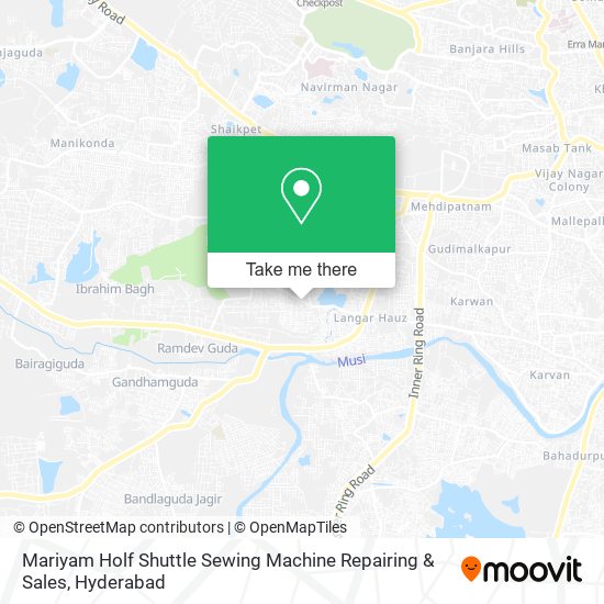 Mariyam Holf Shuttle Sewing Machine Repairing & Sales map