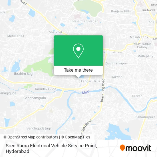 Sree Rama Electrical Vehicle Service Point map