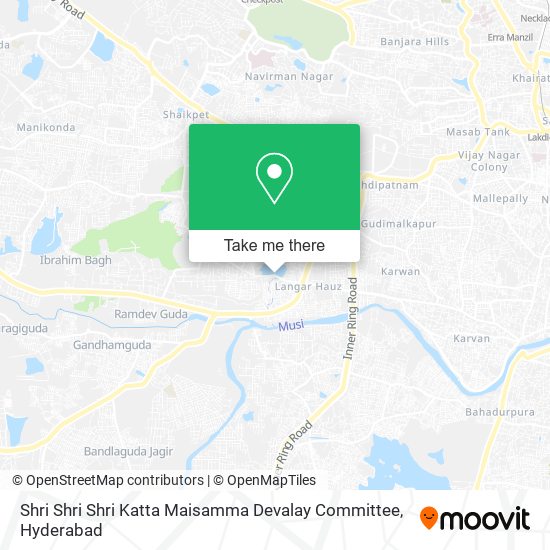 Shri Shri Shri Katta Maisamma Devalay Committee map