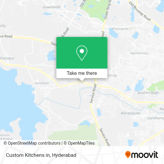 Custom Kitchens in map