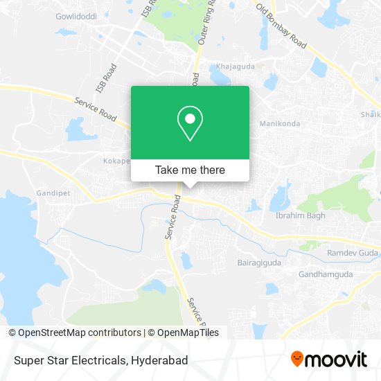 Super Star Electricals map