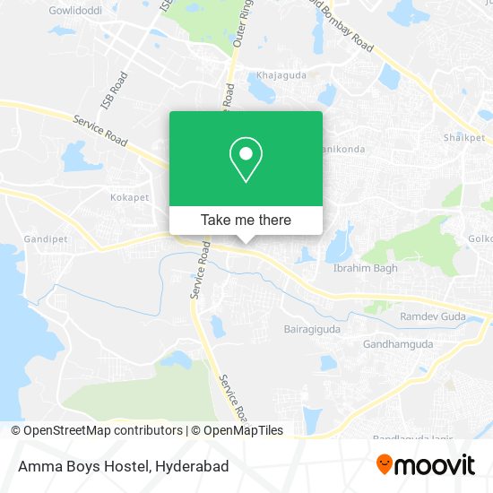 Amma Boys Hostel map