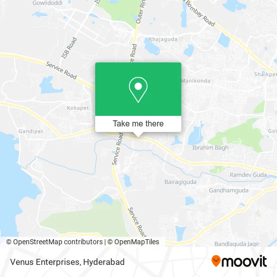 Venus Enterprises map