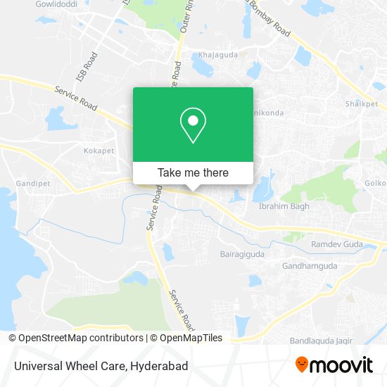 Universal Wheel Care map