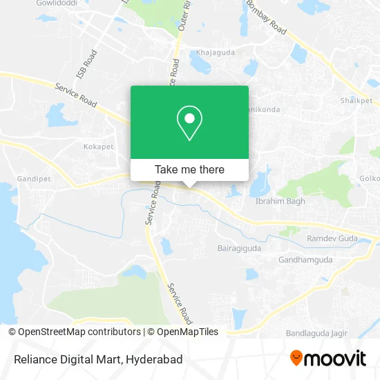 Reliance Digital Mart map