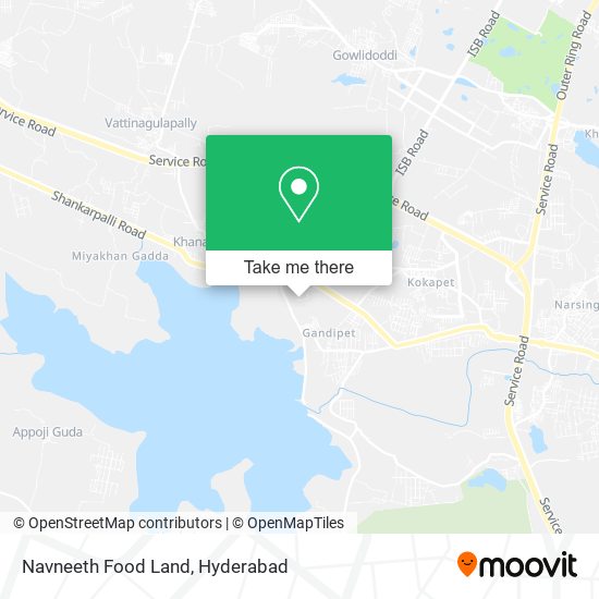 Navneeth Food Land map