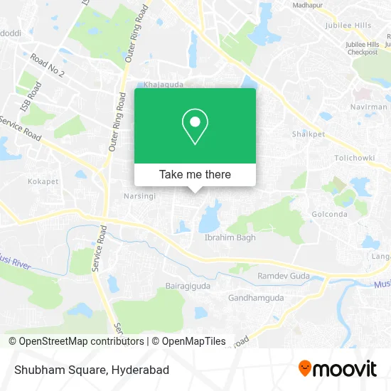 Shubham Square map