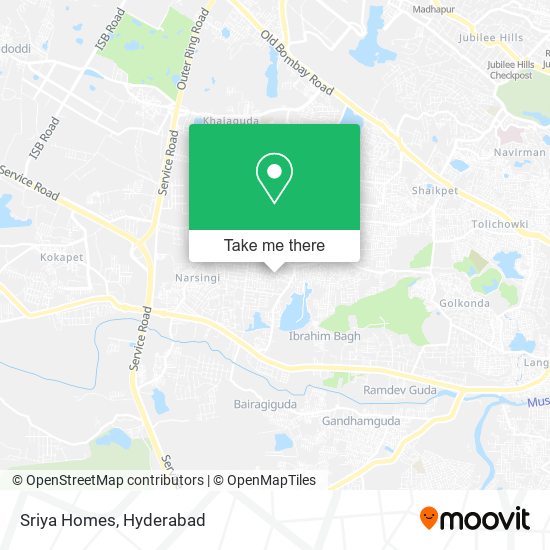 Sriya Homes map