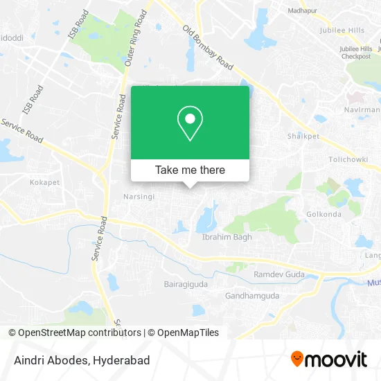 Aindri Abodes map