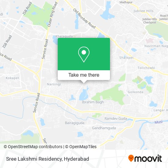 Sree Lakshmi Residency map