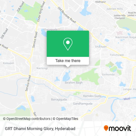 GRT Dhanvi Morning Glory map