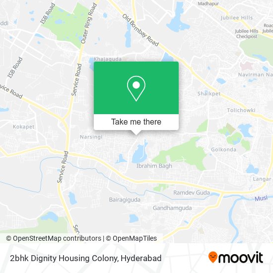 2bhk Dignity Housing Colony map