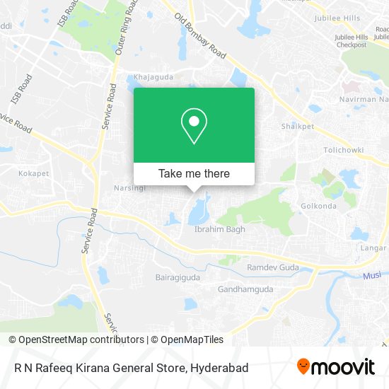 R N Rafeeq Kirana General Store map