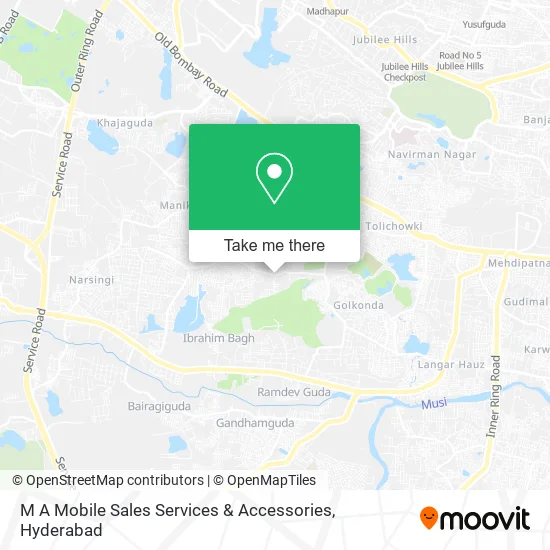M A Mobile Sales Services & Accessories map