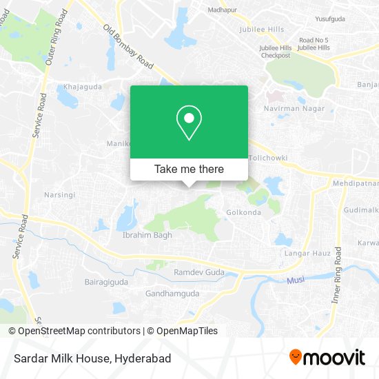 Sardar Milk House map