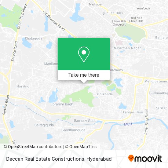 Deccan Real Estate Constructions map