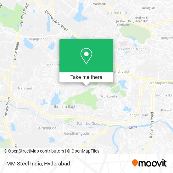 MM Steel India map