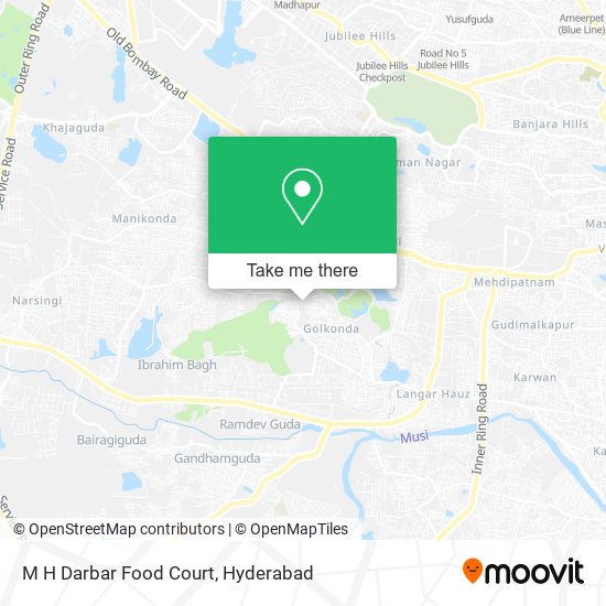 M H Darbar Food Court map