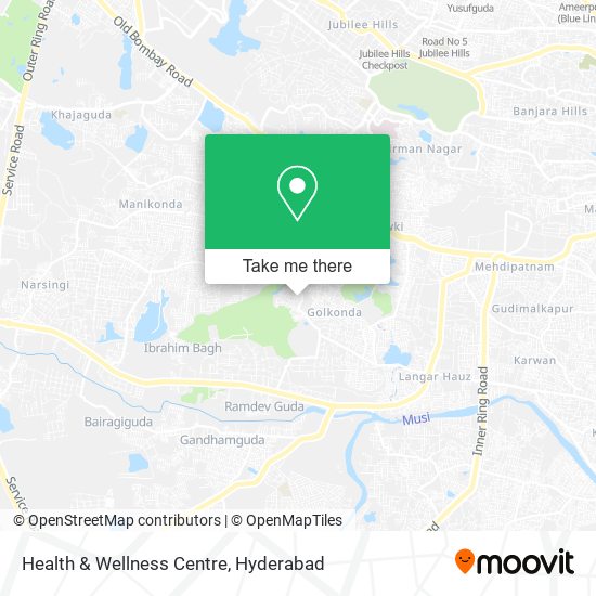 Health & Wellness Centre map