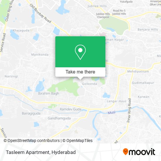 Tasleem Apartment map