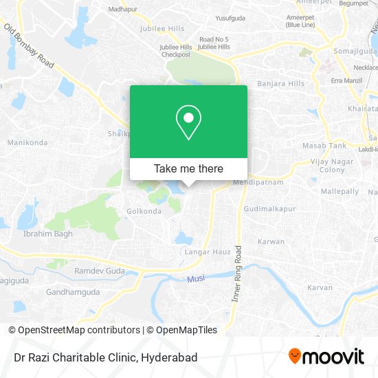 Dr Razi Charitable Clinic map