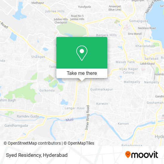 Syed Residency map