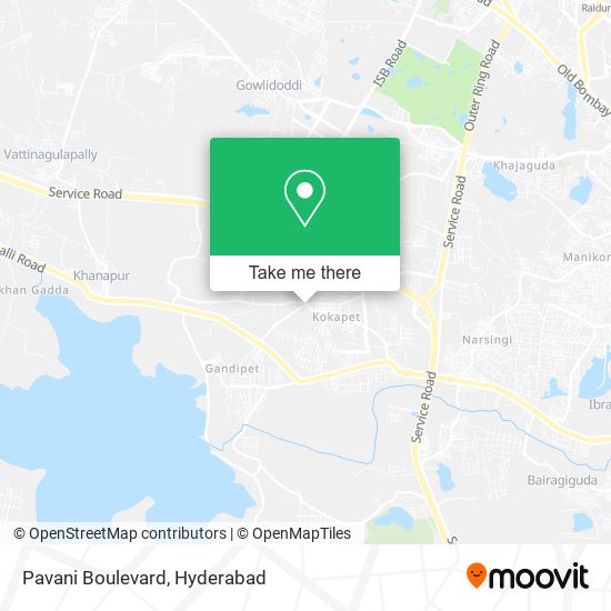 Pavani Boulevard map