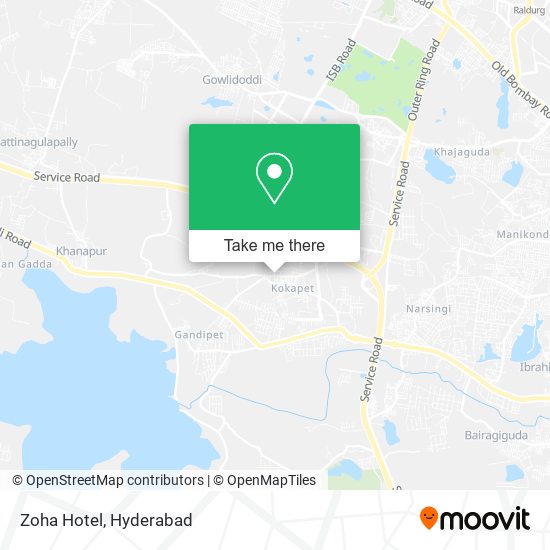 Zoha Hotel map