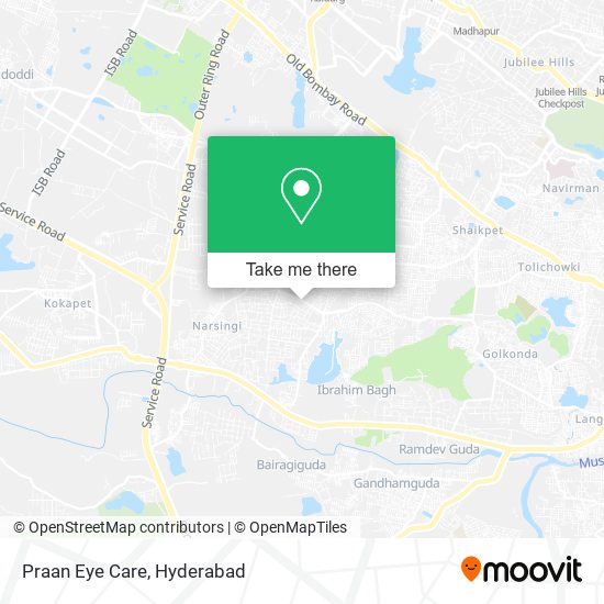 Praan Eye Care map