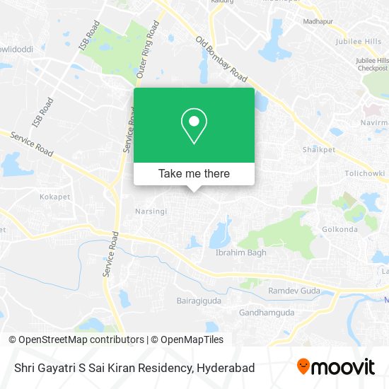 Shri Gayatri S Sai Kiran Residency map