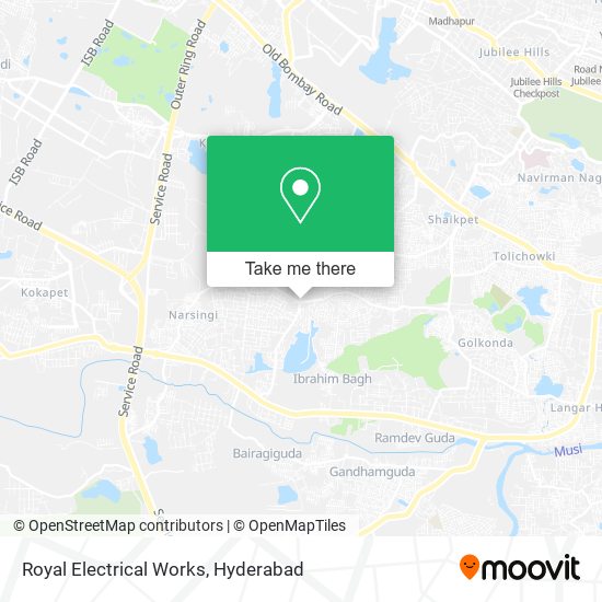 Royal Electrical Works map