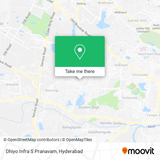 Dhiyo Infra S Pranavam map