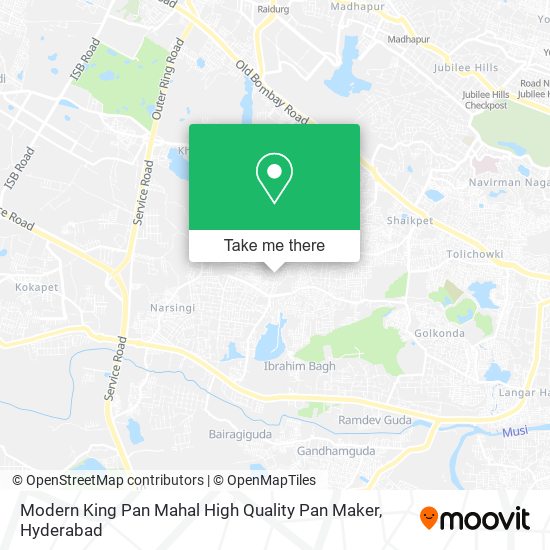 Modern King Pan Mahal High Quality Pan Maker map