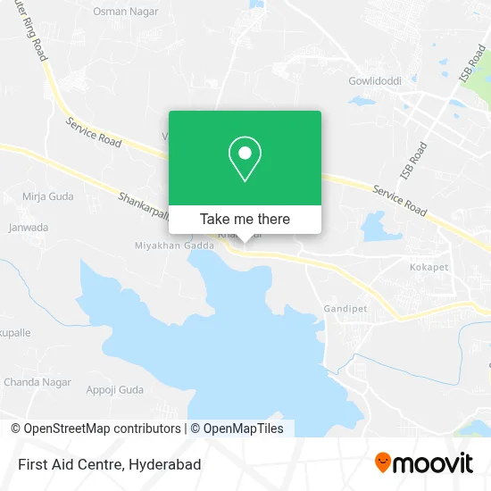 First Aid Centre map