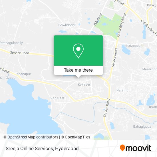 Sreeja Online Services map