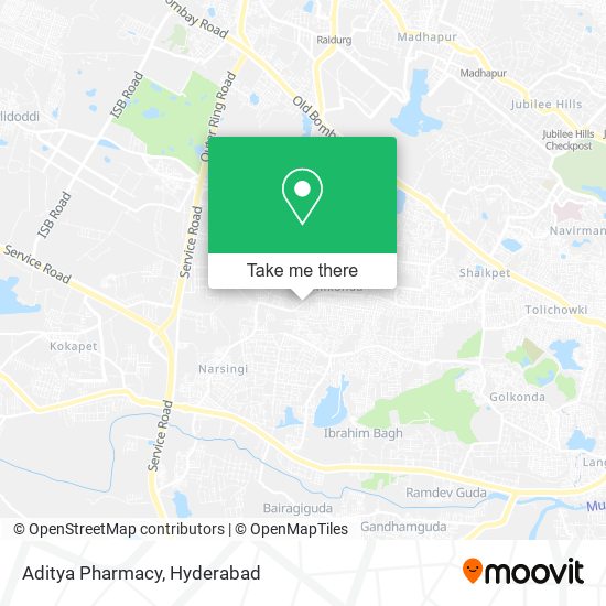 Aditya Pharmacy map