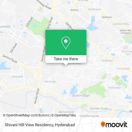 Shivani Hill View Residency map