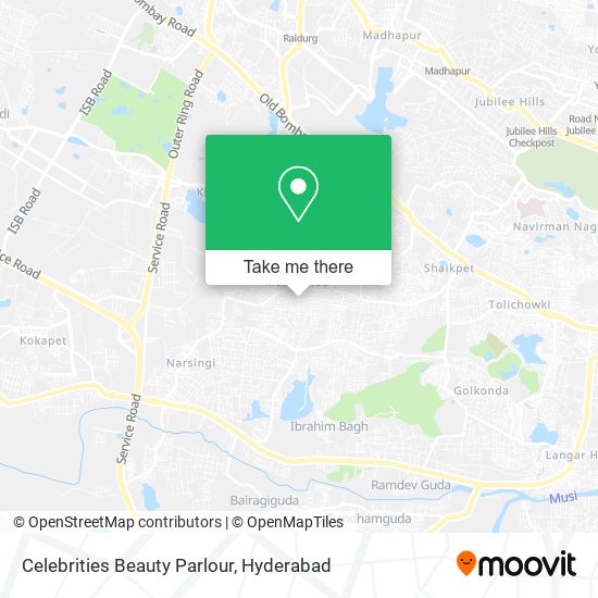 Celebrities Beauty Parlour map