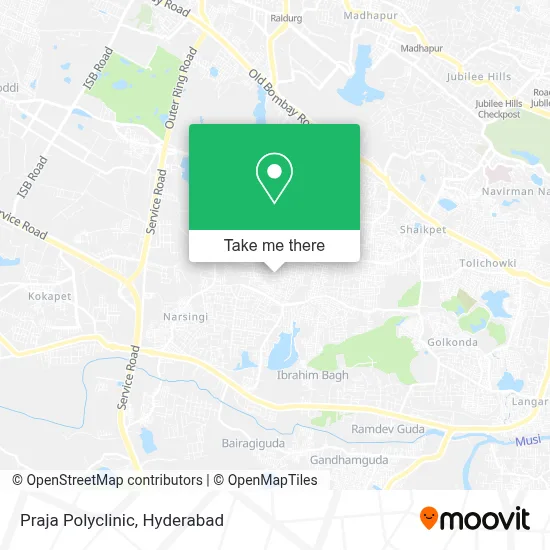 Praja Polyclinic map